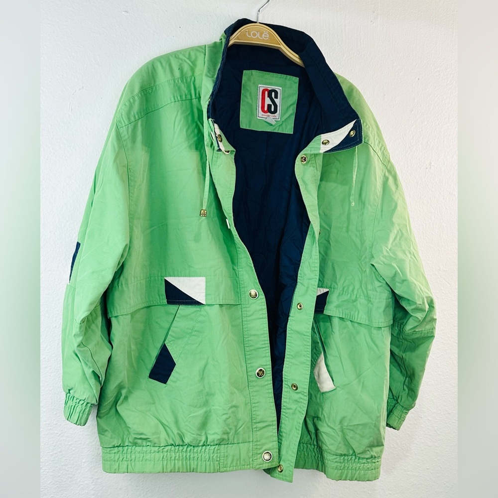 Essentials Vibrant Green Kids Raincoat - Picture 2 of 15